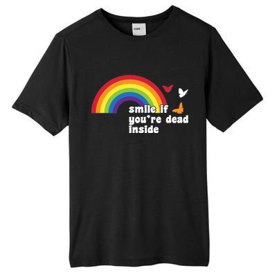 Smile If You're Dead Inside Tall Fusion ChromaSoft Performance T-Shirt