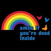 Smile If You're Dead Inside 16oz Travel Tumbler