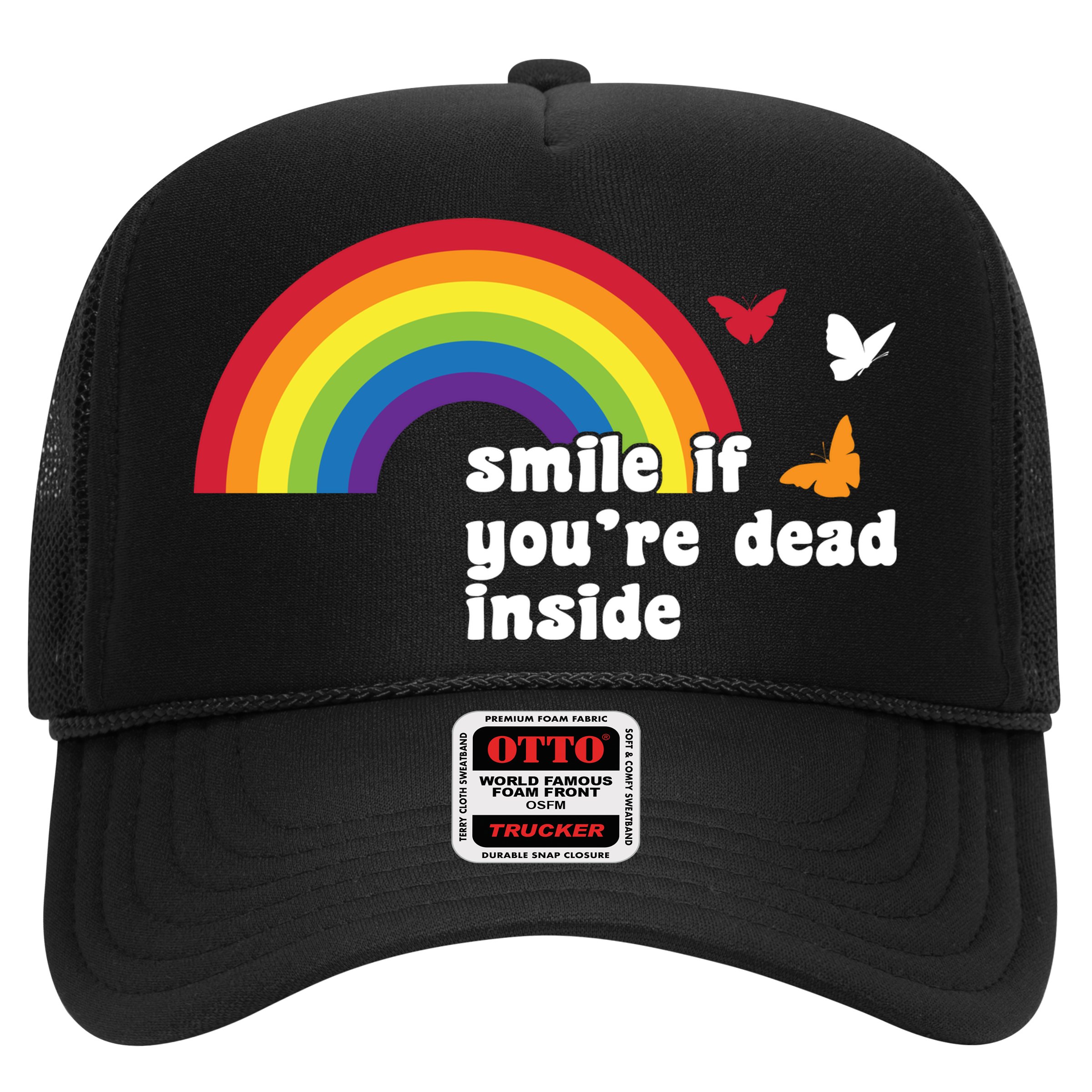 Smile If You're Dead Inside Trucker Hat