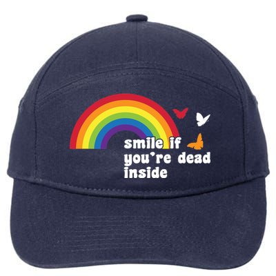 Smile If You're Dead Inside 7-Panel Snapback Hat