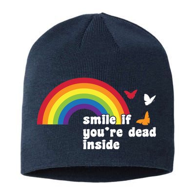 Smile If You're Dead Inside Sustainable Beanie