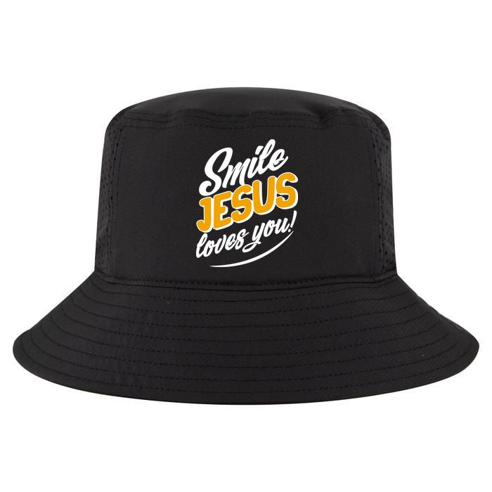 Smile Jesus Loves You!  Cool Comfort Performance Bucket Hat