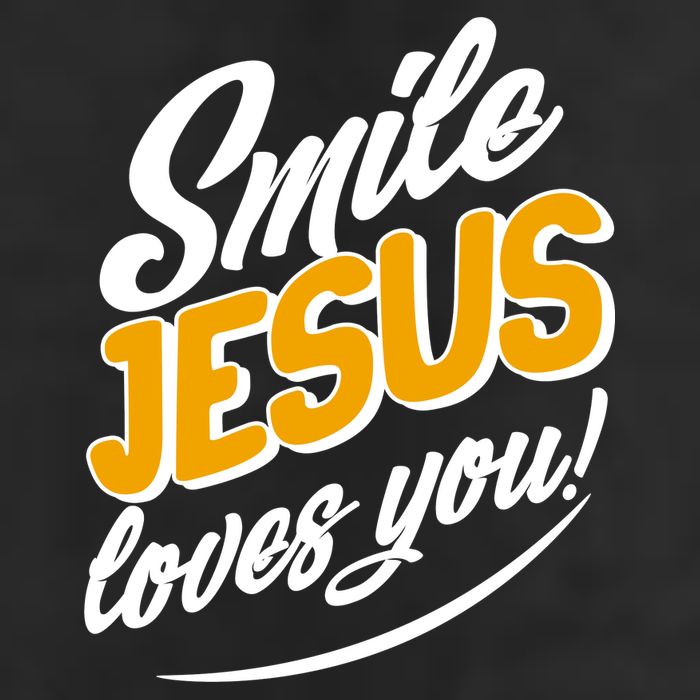 Smile Jesus Loves You!  Cool Comfort Performance Bucket Hat
