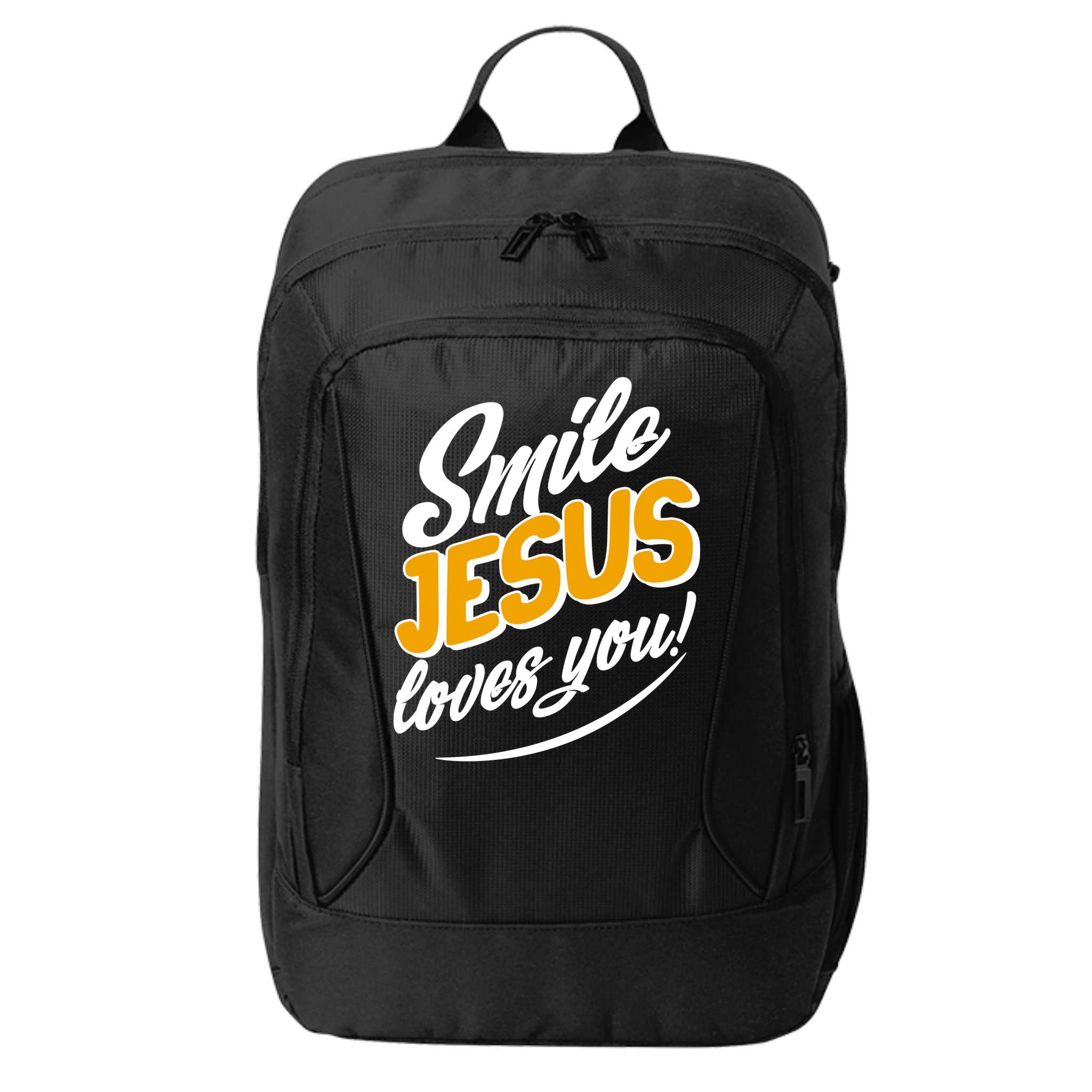 Smile Jesus Loves You!  City Backpack