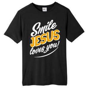 Smile Jesus Loves You!  Tall Fusion ChromaSoft Performance T-Shirt