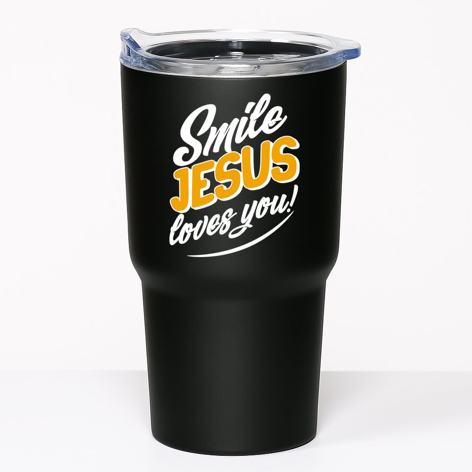 Smile Jesus Loves You!  Tumbler
