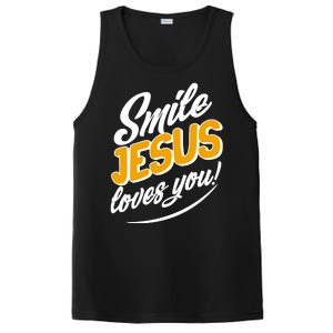 Smile Jesus Loves You!  PosiCharge Competitor Tank