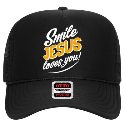 Smile Jesus Loves You!  Trucker Hat