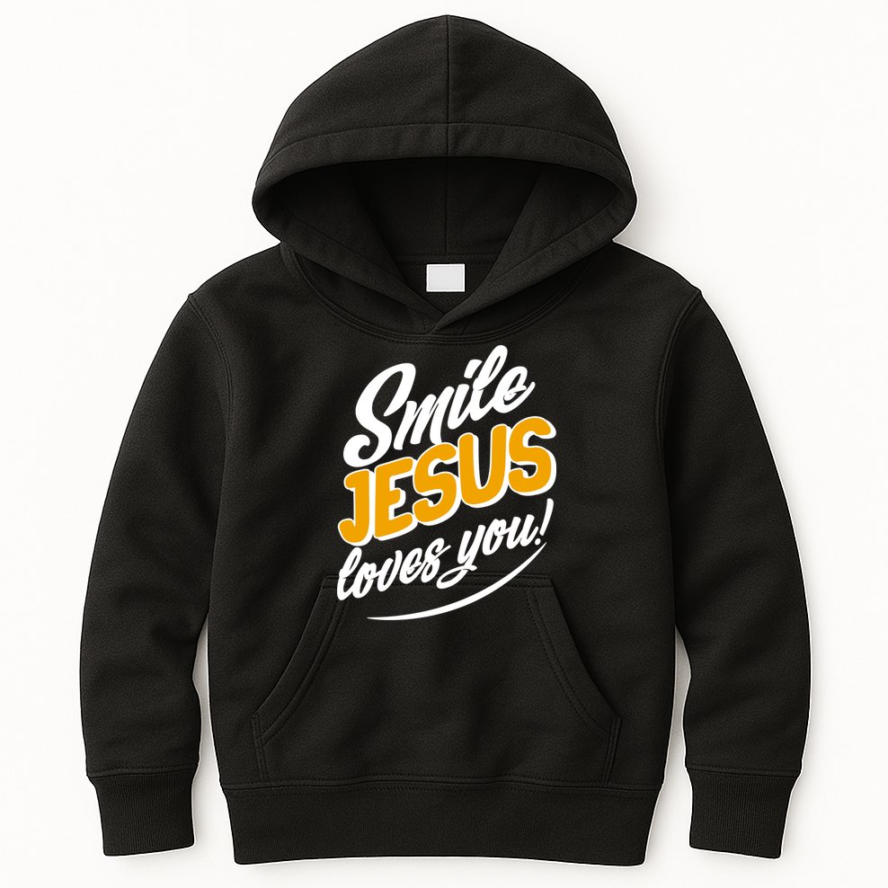 Smile Jesus Loves You!  Kids Hoodie