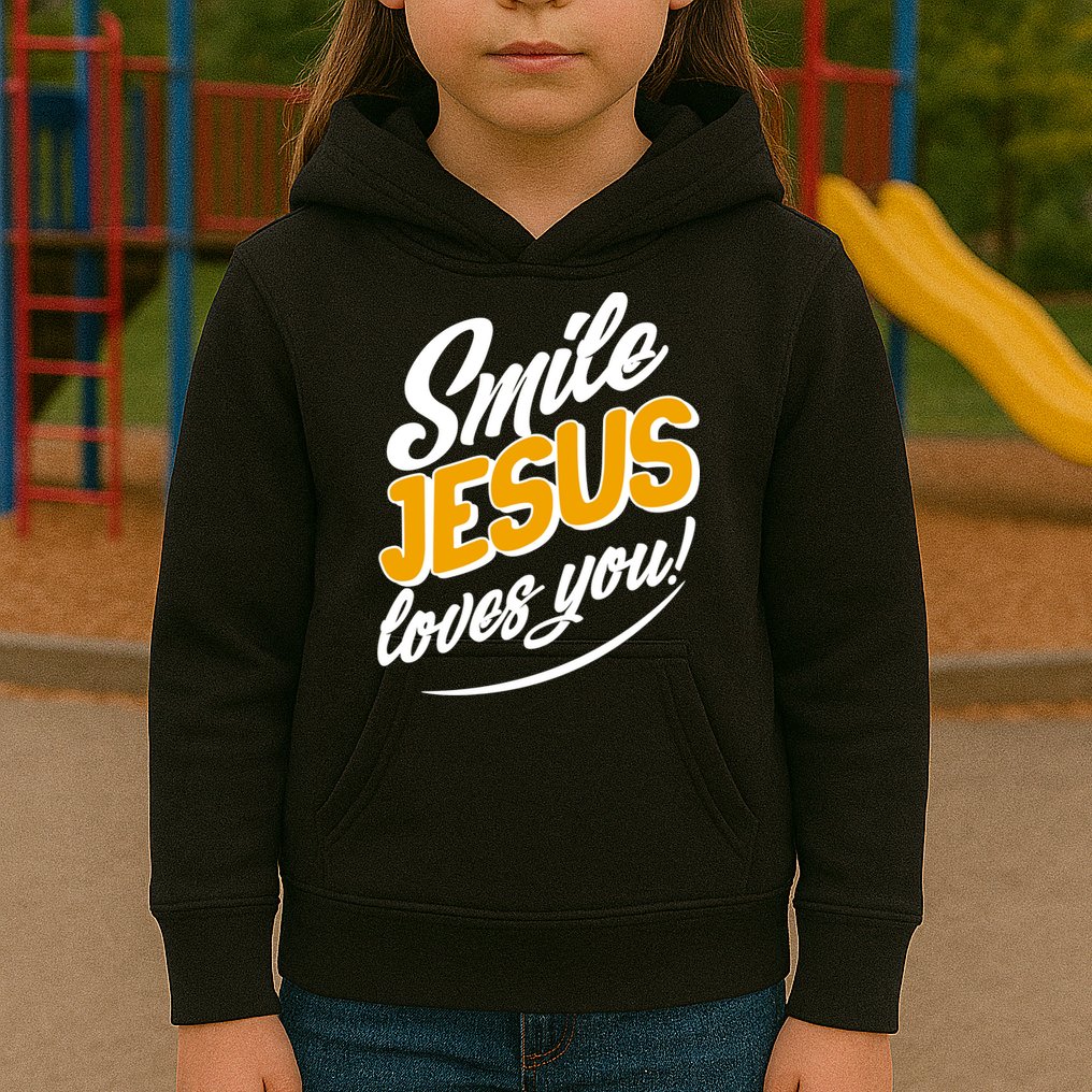 Smile Jesus Loves You!  Kids Hoodie