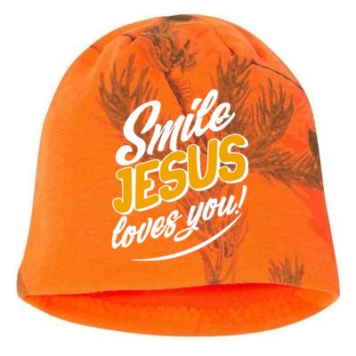 Smile Jesus Loves You!  Kati - Camo Knit Beanie