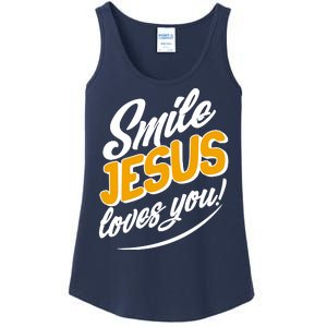 Smile Jesus Loves You!  Ladies Essential Tank