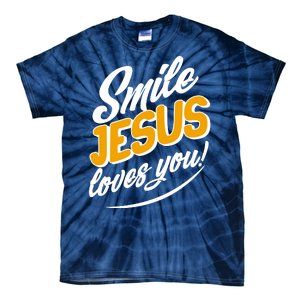 Smile Jesus Loves You!  Tie-Dye T-Shirt