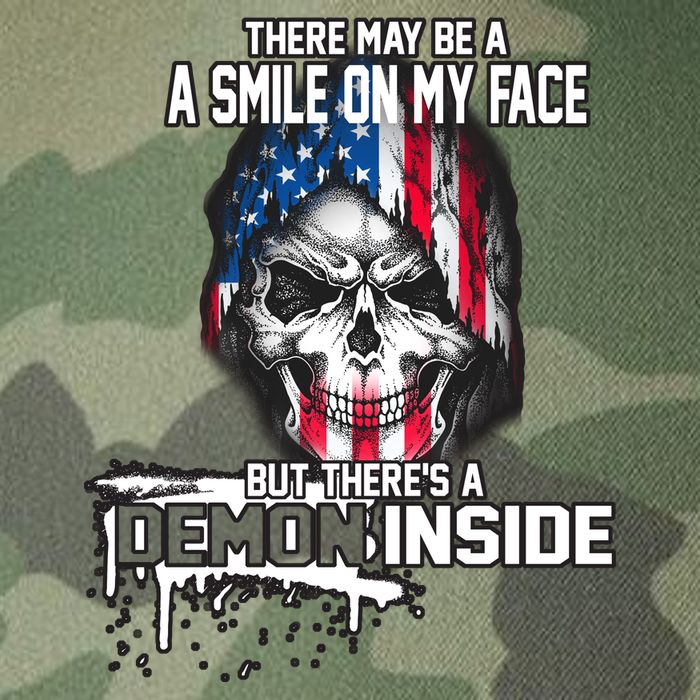 Smile On My Face Demon Inside Legacy Tie Dye Trucker Hat