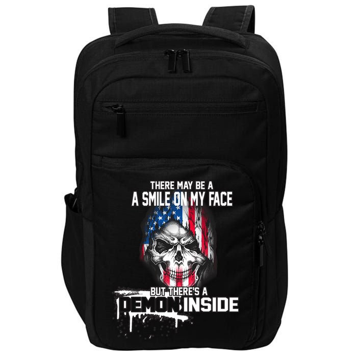 Smile On My Face Demon Inside Impact Tech Backpack