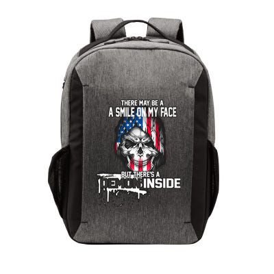 Smile On My Face Demon Inside Vector Backpack