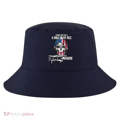 Smile On My Face Demon Inside Cool Comfort Performance Bucket Hat