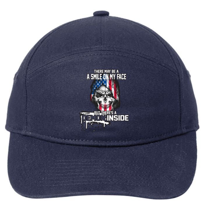 Smile On My Face Demon Inside 7-Panel Snapback Hat