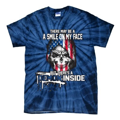 Smile On My Face Demon Inside Tie-Dye T-Shirt