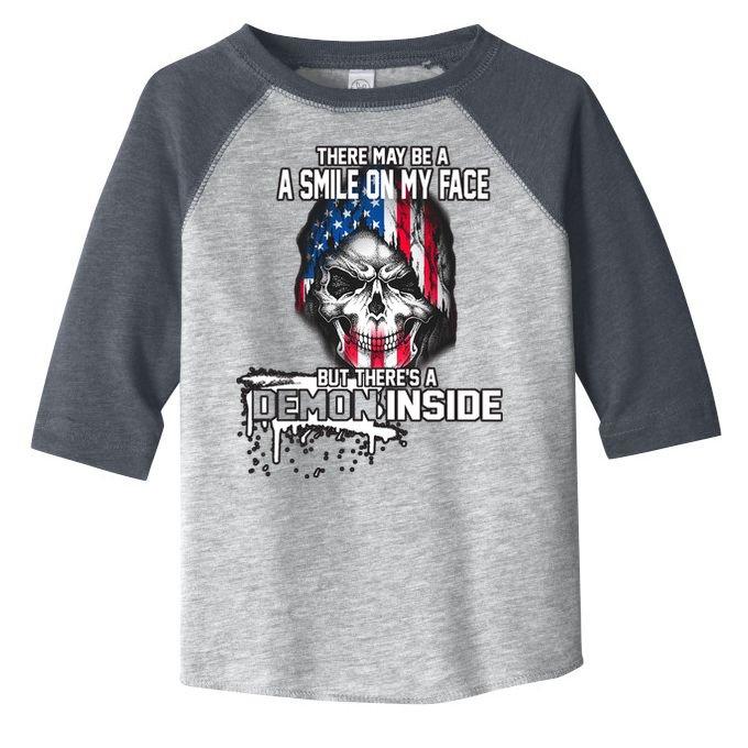 Smile On My Face Demon Inside Toddler Fine Jersey T-Shirt
