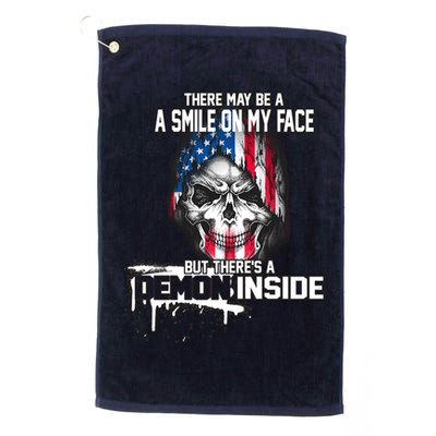 Smile On My Face Demon Inside Golf Towel