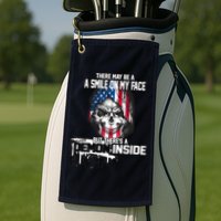 Smile On My Face Demon Inside Golf Towel