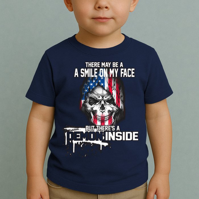Smile On My Face Demon Inside Toddler T-Shirt