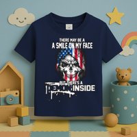 Smile On My Face Demon Inside Toddler T-Shirt