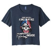 Smile On My Face Demon Inside Crop Top