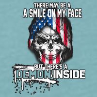Smile On My Face Demon Inside Sueded Cloud Jersey T-Shirt