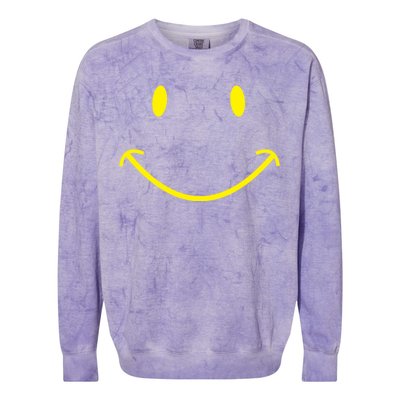 Smiley Face Colorblast Crewneck Sweatshirt