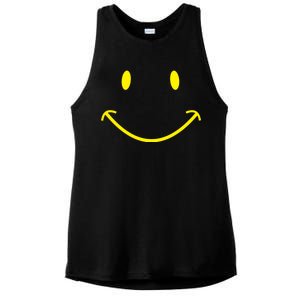 Smiley Face Ladies PosiCharge Tri-Blend Wicking Tank