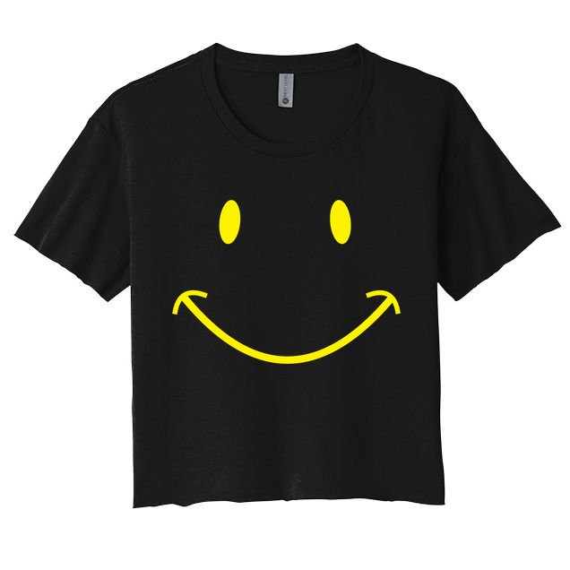 Smiley Face Crop Top