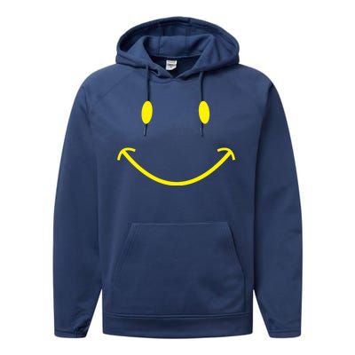 Smiley Face Performance Fleece Hoodie