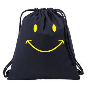 Smiley Face Drawstring Bag