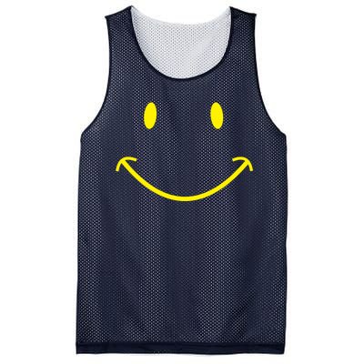 Smiley Face Mesh Reversible Basketball Jersey Tank