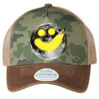 Smiley Face Happy Moon  Legacy Tie Dye Trucker Hat