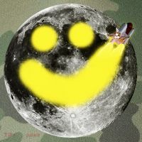 Smiley Face Happy Moon  Legacy Tie Dye Trucker Hat