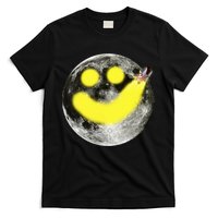 Smiley Face Happy Moon  T-Shirt