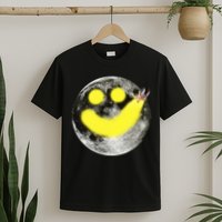 Smiley Face Happy Moon  T-Shirt