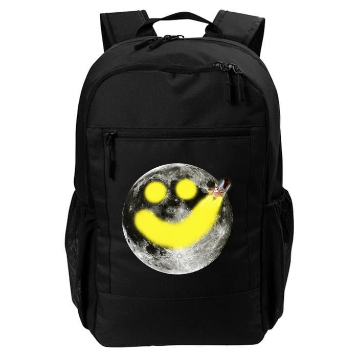 Smiley Face Happy Moon  Backpack