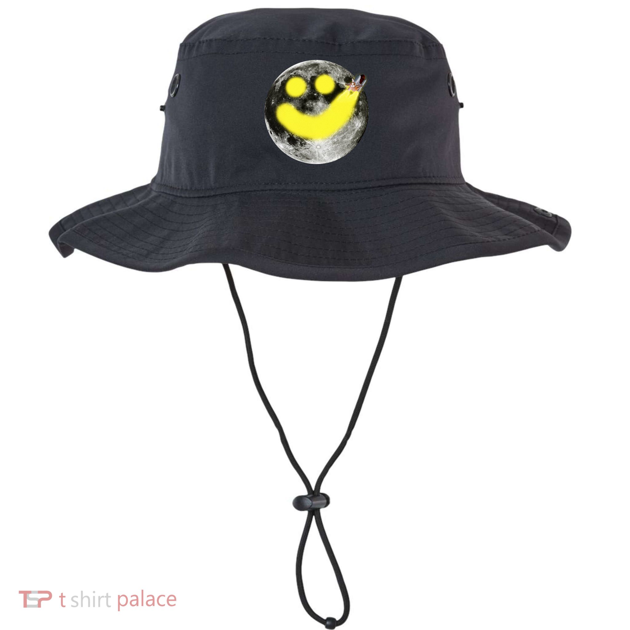 Smiley Face Happy Moon  Bucket Hat