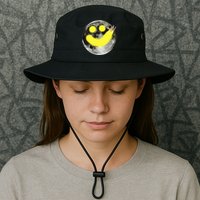 Smiley Face Happy Moon  Bucket Hat