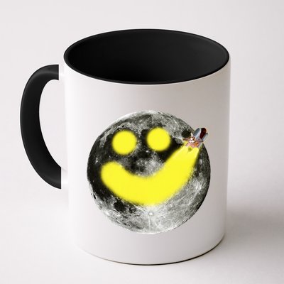 Smiley Face Happy Moon  Mug
