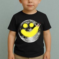 Smiley Face Happy Moon  Toddler T-Shirt
