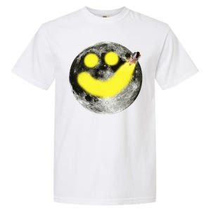 Smiley Face Happy Moon  Garment-Dyed Heavyweight T-Shirt