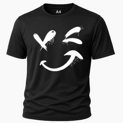 Smiley Face Winking Performance Shirt