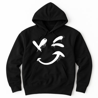 Smiley Face Winking Hoodie