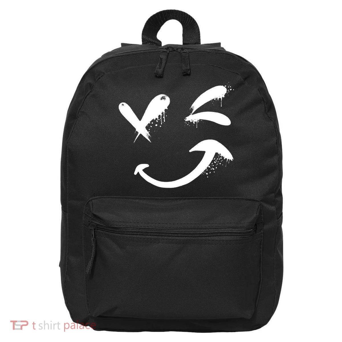 Smiley Face Winking 16 in Basic Backpack