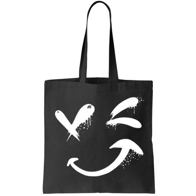 Smiley Face Winking Bag